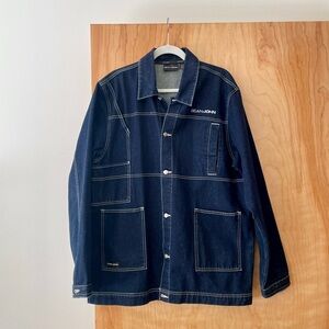 Sean John Contrast Stitch Denim Jacket